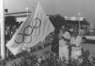 Samaranch, el 1988, a Santa Cristina d'Aro durant el trofeu que porta el seu nom. Foto: LLUÍS SERRAT.